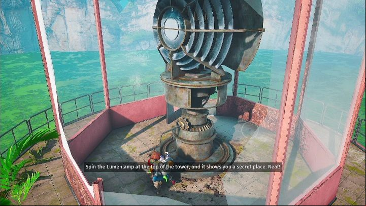 Activating the beacon is simple - Biomutant: The Lumentower - walkthrough - Exploration - Biomutant Guide