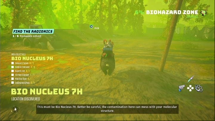 Location: In a dilapidated building, in Bio Nucleus 7H - Biomutant: Finding the Radionic - walkthrough - NPC quests - Biomutant Guide