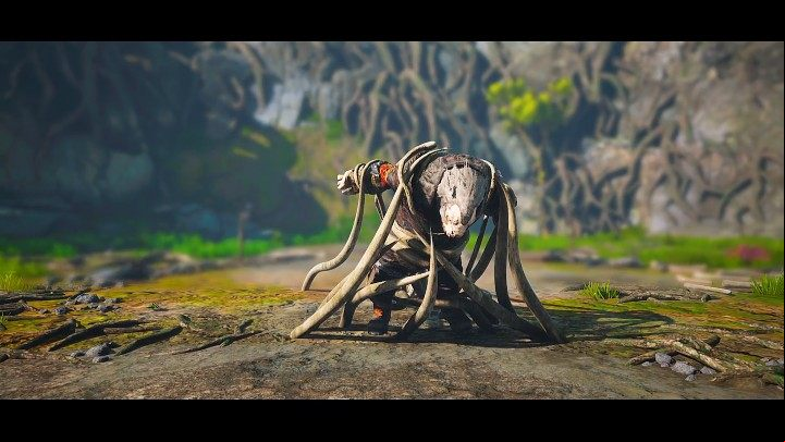 When the opponent's health drops to zero, Lupa-Lupin will be caught by the vines of the Tree of Life and the fight with this Biomutant boss will be over - Biomutant: Lupa-Lupin, 1. fight - how to defeat? - Bosses - Biomutant Guide