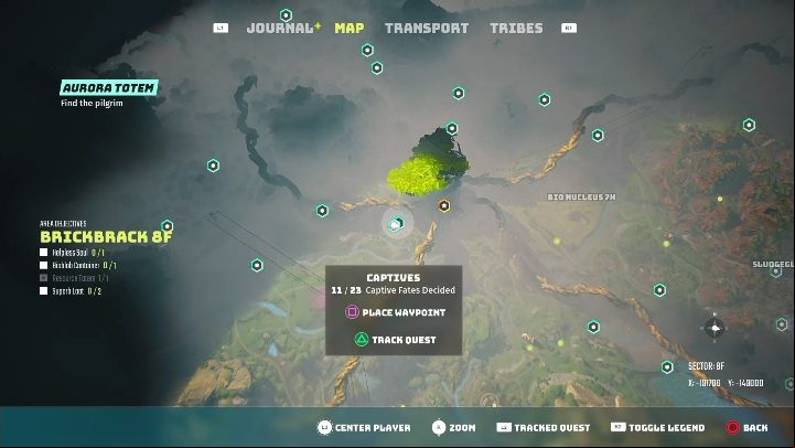 Location: Brickbrack 8F - Biomutant: Captives - walkthrough - Exploration - Biomutant Guide