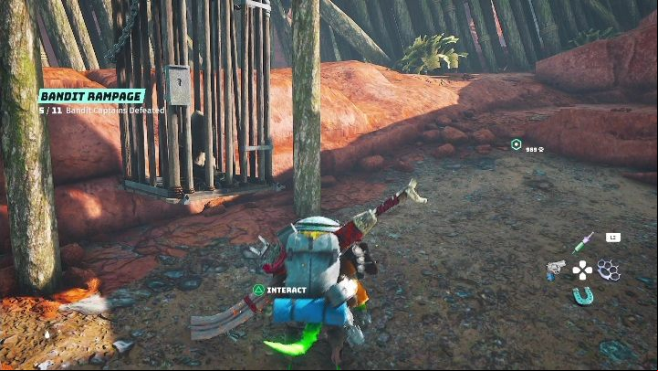 You will come across another prisoner at the Mossurk's Camp - Biomutant: Captives - walkthrough - Exploration - Biomutant Guide