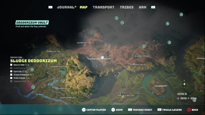 Location: Sludge Deodorizum - Biomutant: Ultimate Weapons - list of all - Secrets & Collectibles - Biomutant Guide