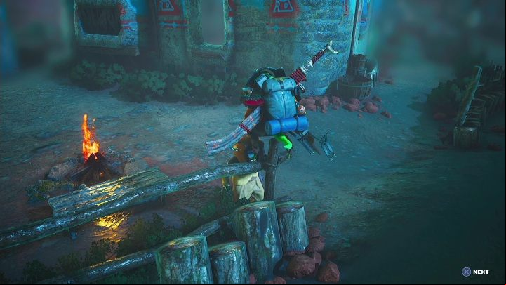 How to start: Talk to the man standing by the campfire in Bumlidof - Biomutant: The Monsterous Fluff Hulk - walkthrough - NPC quests - Biomutant Guide