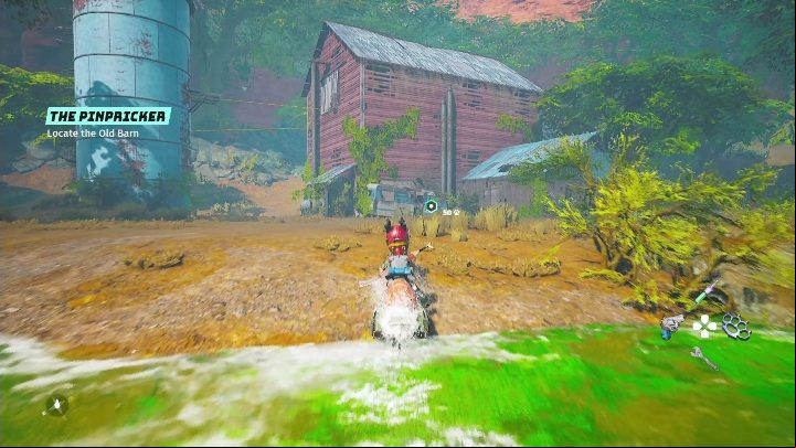 You'll find the needle in an old red barn - Biomutant: Maya - walkthrough - NPC quests - Biomutant Guide