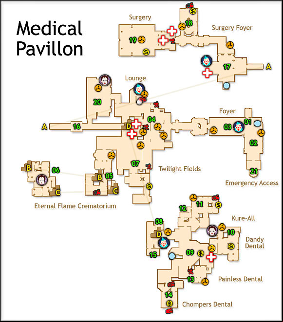 LEVEL INFORMATION - Medical Pavillon (1) | Bioshock Walkthrough - Walkthrough - Bioshock Game Guide