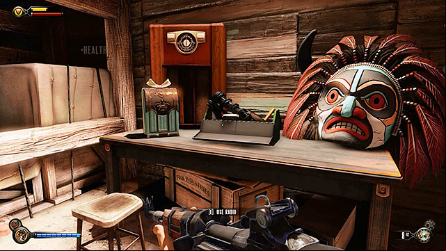 Turn left at the first junction and proceed towards a room reserved for employees only - Defeat Slates men | Chapter 9 - Hall of Heroes - Chapter 9 - Hall of Heroes - BioShock Infinite Guide