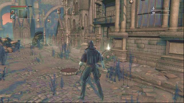 Using the mechanical devices usually helps you unlock some new paths and shortcuts. - Central Yharnam | Walkthrough - Walkthrough - Bloodborne Game Guide & Walkthrough