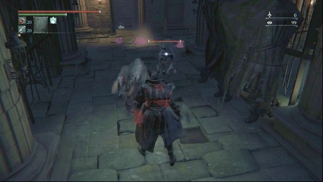 Watch out for the two inconspicuous and dangerous witches. - Yahargul, The Unseen Village - Underground Jail | Walkthrough - Walkthrough - Bloodborne Game Guide & Walkthrough