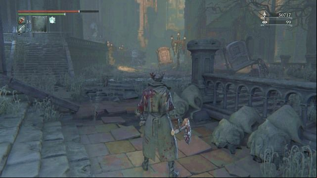 You can go two ways, outside. - Yahargul, The Unseen Village - Underground Jail | Walkthrough - Walkthrough - Bloodborne Game Guide & Walkthrough