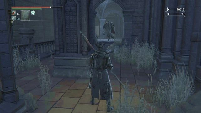 At the end of the corridor, eliminate the dogs jumping out from behind the catcher - Yahargul, The Unseen Village - Underground Jail | Walkthrough - Walkthrough - Bloodborne Game Guide & Walkthrough