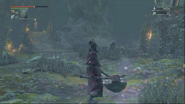 The place where you turn on a lamp allows you to both respawn here and to use the fast travel option. - Death in Bloodborne - Basics - Bloodborne Game Guide & Walkthrough