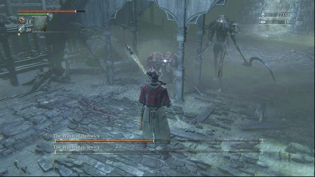 The HP bar of the second Witch will be different, depending on how many times youve hit her before. - Witch of Hemwick | Boss Fights - Boss Fights - Bloodborne Game Guide & Walkthrough