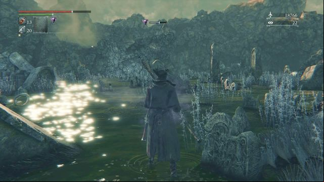 Exit leads to the main swamp. - Nightmare Frontier | Walkthrough - Walkthrough - Bloodborne Game Guide & Walkthrough