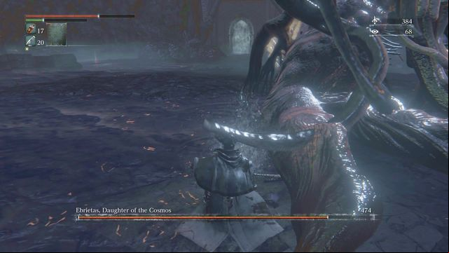 Try to attack enemy from the back as frequently as possible. - Ebrietas, Daughter of the Cosmos | Boss Fights - Boss Fights - Bloodborne Game Guide & Walkthrough