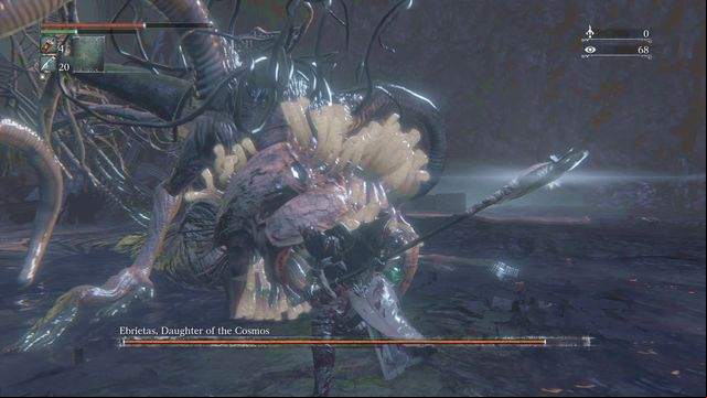 After stunning dont forget about some strong attacks into fragile head. - Ebrietas, Daughter of the Cosmos | Boss Fights - Boss Fights - Bloodborne Game Guide & Walkthrough