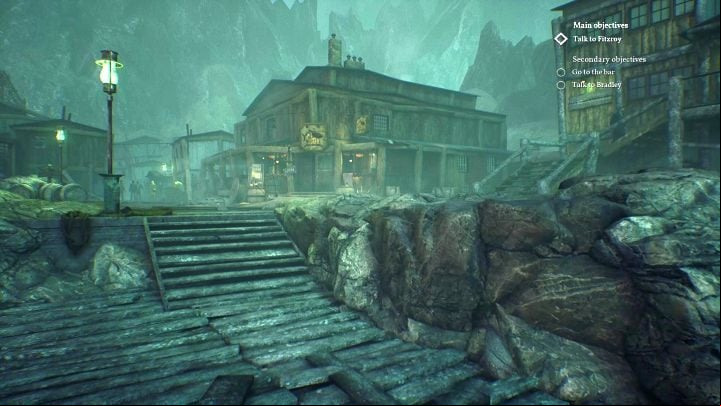The beginning of your adventure in Darkwater. - Chapter 2 - Darkwater Port | Call of Cthulhu Walkthrough - Walkthrough - Call of Cthulhu Guide