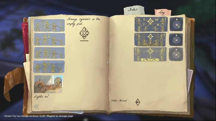 This mural is located to the right of the closed age - Call of the Sea: Chapter 4, Quite a Show - wall paintings - Wall paintings - Call of the Sea Guide