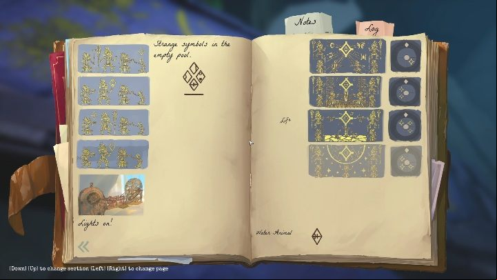 This mural is the last one on the right wall - Call of the Sea: Chapter 4, Quite a Show - wall paintings - Wall paintings - Call of the Sea Guide