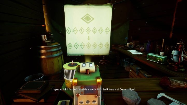 Another clue is the projector - Call of the Sea: Opening the age - puzzle, Chapter 3 - Chapter 3 - Call of the Sea Guide