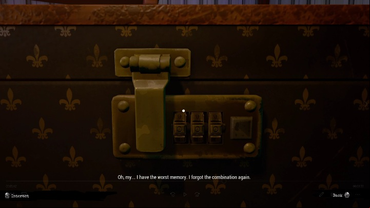 The suitcase is locked with a three-digit code - Call of the Sea: Suitcase code - puzzle, Prologue - Prologue - Call of the Sea Guide