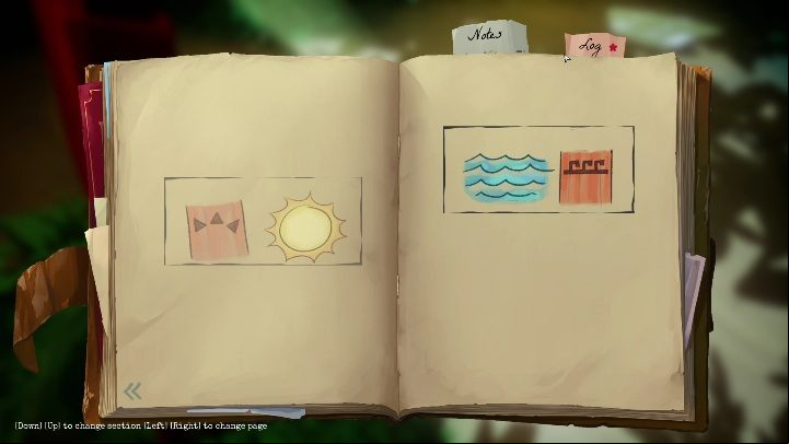 The sun symbol will appear in your journal - Call of the Sea: Bridge mechanism - puzzle, Chapter 1 - Chapter 1 - Call of the Sea Guide