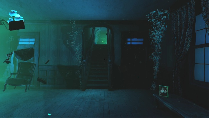 The ground floor is flooded - Call of the Sea: Chapter 4, Quite A Show - guide, walkthrough description - Missions - Call of the Sea Guide
