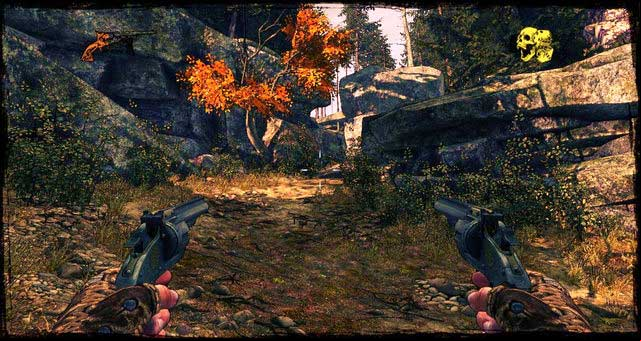 The valley the Daltons escape into - Episode 8 - They Call Me Bounty Hunter - Walkthrough - Call of Juarez: Gunslinger - Game Guide and Walkthrough