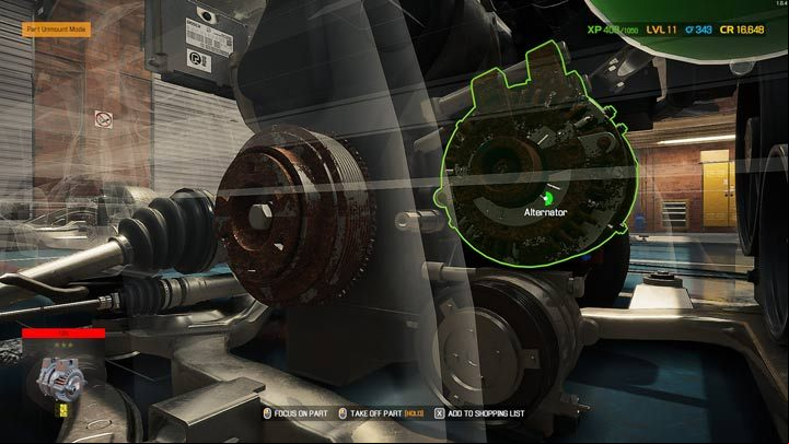 By continuously removing elements, you'll finally be able to reach the one you were looking for - Car Mechanic Simulator 2021: Replacing Parts - Basics - Car Mechanic Simulator 2021 Guide