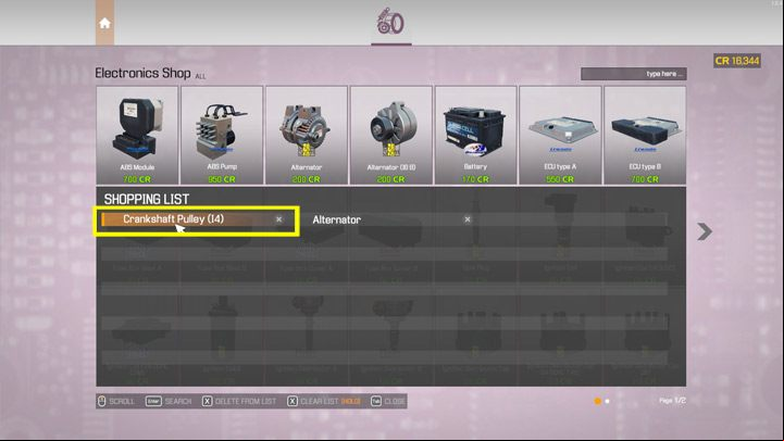 Select the part you need - Car Mechanic Simulator 2021: Replacing Parts - Basics - Car Mechanic Simulator 2021 Guide