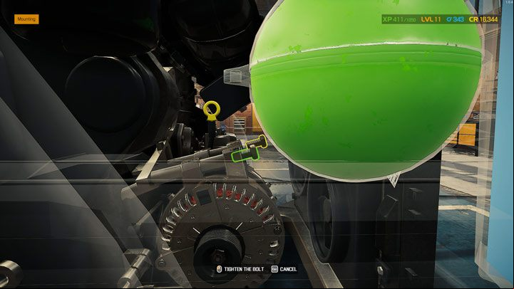 If it's necessary, screw the part onto the car and move on to the next one - Car Mechanic Simulator 2021: Replacing Parts - Basics - Car Mechanic Simulator 2021 Guide