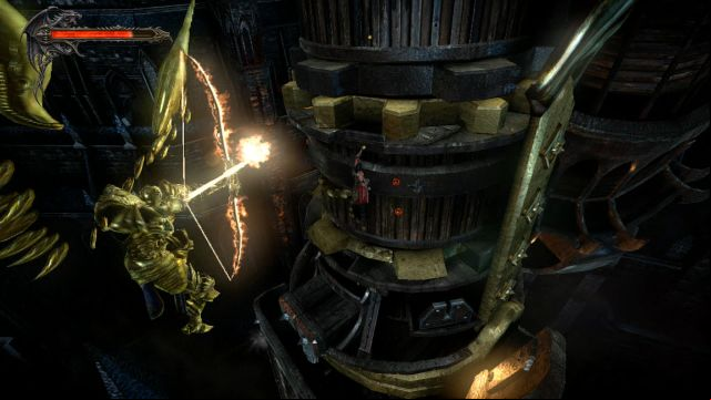 Watch out while climbing - getting hit by some mechanisms will drop you down. - Prologue - Castle Siege - The Main Campaign - walkthrough - Castlevania: Lords of Shadow 2 - Game Guide and Walkthrough