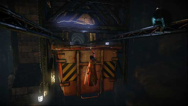 Avoid getting hit by the electric gates. - Mission 4 - Next Stop: Castlevania - The Main Campaign - walkthrough - Castlevania: Lords of Shadow 2 - Game Guide and Walkthrough