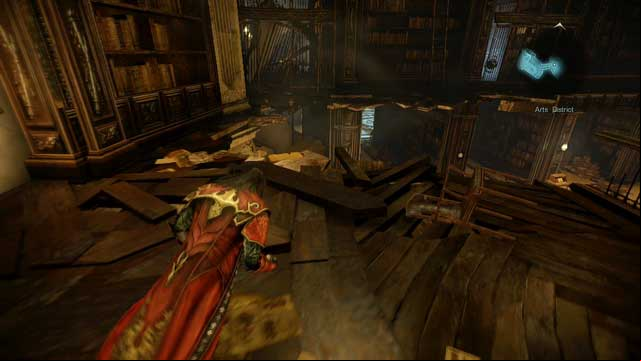 Another inaccessible Pain Box in the distance. - Mission 8 - The Hooded Man - The Main Campaign - walkthrough - Castlevania: Lords of Shadow 2 - Game Guide and Walkthrough