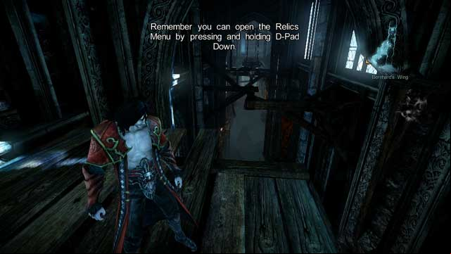 A Pain Box visible in the distance. - Mission 1 - Bioquimek Corporation - Gems - First - Castlevania: Lords of Shadow 2 - Game Guide and Walkthrough