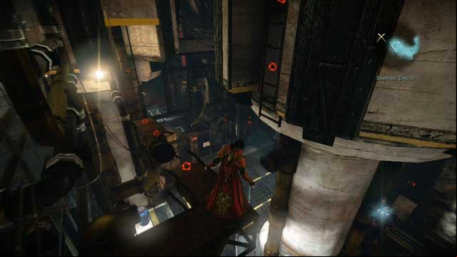 While going through the footbridge, note the on the right side - at the top of it theres a Pain Box. - Mission 4 - Next Stop: Castlevania - Gems - First - Castlevania: Lords of Shadow 2 - Game Guide and Walkthrough