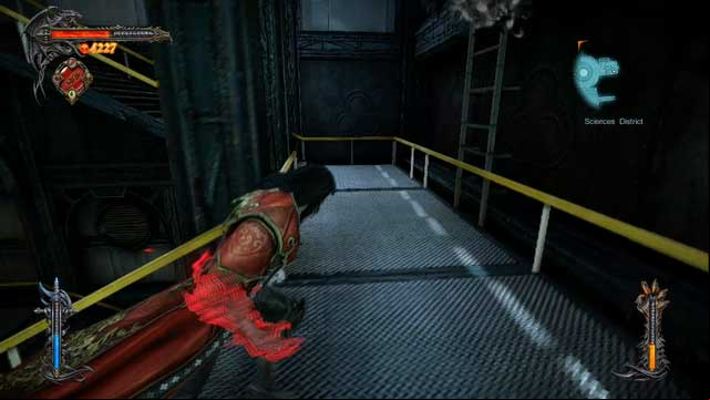 Stairs leading up to the marker - on the right side theres a ladder leading to a Memorial. - Mission 4 - Next Stop: Castlevania - Memorials and Soldier Diaries - First - Castlevania: Lords of Shadow 2 - Game Guide and Walkthrough