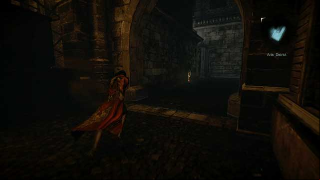 Turn into the tunnel on the left after going down the ladder - you should see this. - Mission 8 - The Hooded Man - Memorials and Soldier Diaries - First - Castlevania: Lords of Shadow 2 - Game Guide and Walkthrough