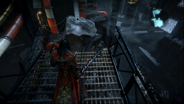 Pain Box on a stone slope. - Downtown - Collectibles - second - Castlevania: Lords of Shadow 2 - Game Guide and Walkthrough