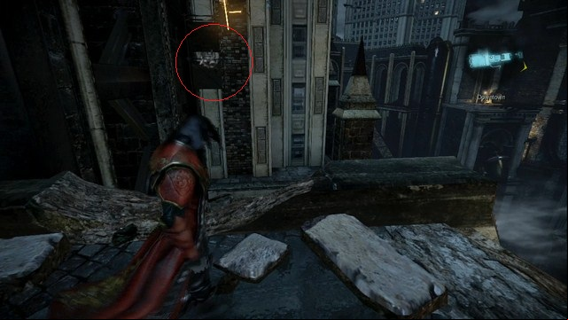 Red marker shows the building which you must climb in order to get to Victory Plaza. - Downtown - Collectibles - second - Castlevania: Lords of Shadow 2 - Game Guide and Walkthrough