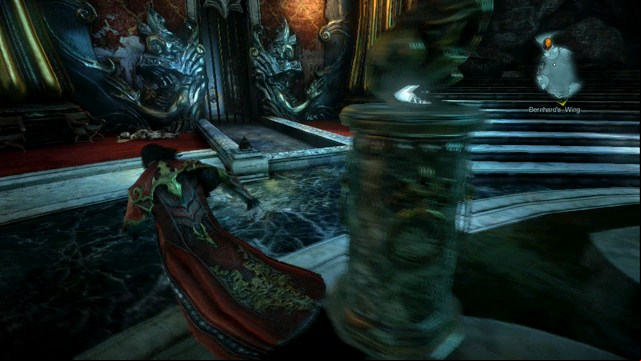 To the left of the stairs you can see bars, and behind them a Pain Box. - Bernhards Wing - Collectibles - second - Castlevania: Lords of Shadow 2 - Game Guide and Walkthrough