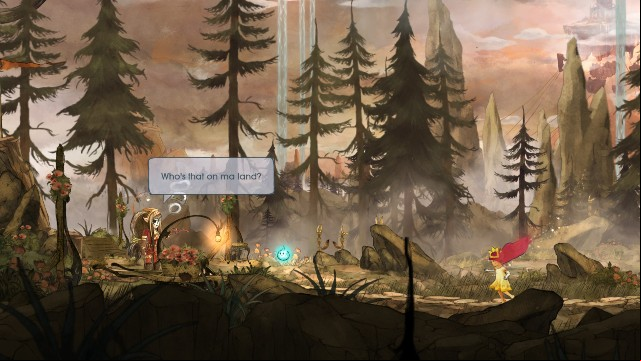 After you cross the door, go left - Chapter 5 - An Unexpected Reunion | Walkthrough - Walkthrough - Child of Light Game Guide