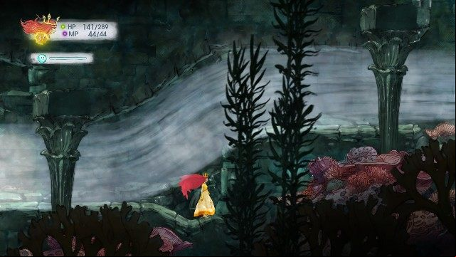 As you fly right, you will find several houses - Chapter 9 - The Piscean and the Ogre | Walkthrough - Walkthrough - Child of Light Game Guide
