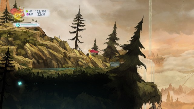 Inside the chest, there is a Rough Sapphire - Chapter 5 | Collectibles - Collectibles - Child of Light Game Guide