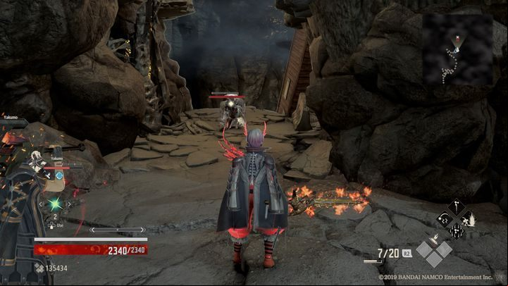 Walk straight ahead and you will see a kneeling opponent - Provisional Government Outskirts | Code Vein Walkthrough - Area K-11 - Code Vein Guide