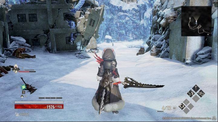 Step back a bit and go ahead, youll find another Mistle, Iced Cave - Snowfield Summit | Code Vein Walkthrough - Area P-9 - Code Vein Guide