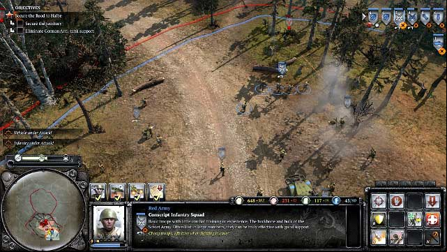 You will be attacked right after the mission starts - Mission 13 - Halbe - The Campaign Mode - Company of Heroes 2 - Game Guide and Walkthrough