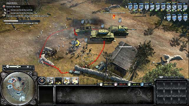 Seize control over the road to the city - Mission 13 - Halbe - The Campaign Mode - Company of Heroes 2 - Game Guide and Walkthrough