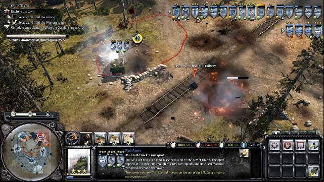 Seizing the rails will finish the encirclement - Mission 13 - Halbe - The Campaign Mode - Company of Heroes 2 - Game Guide and Walkthrough