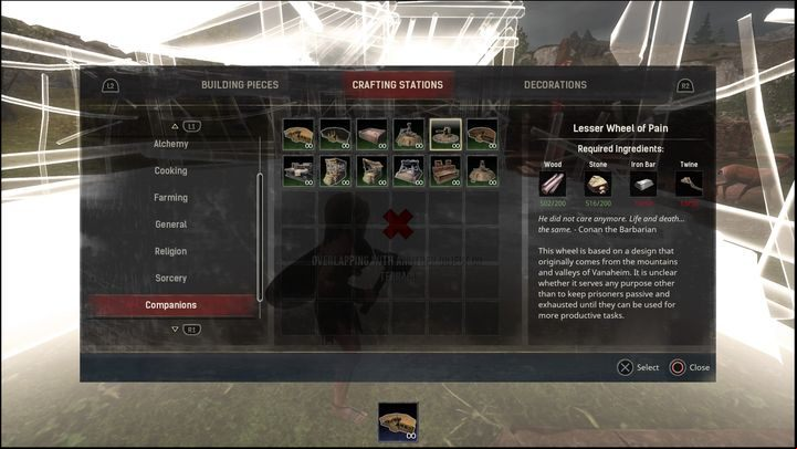 Thanks to the building hammer icon you can construct every building without the need for resources - Conan Exiles: Creative Mode - is it in game? - FAQ - Conan Exiles Guide