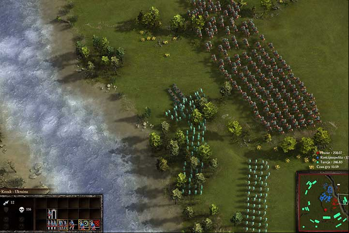 At some point large infantry forces with large number of batteries will position themselves on the other side of the river - The Battle of Khotyn | Cossacks Gain Fame Campaign - Cossacks Gain Fame Campaign - Cossacks 3 Game Guide